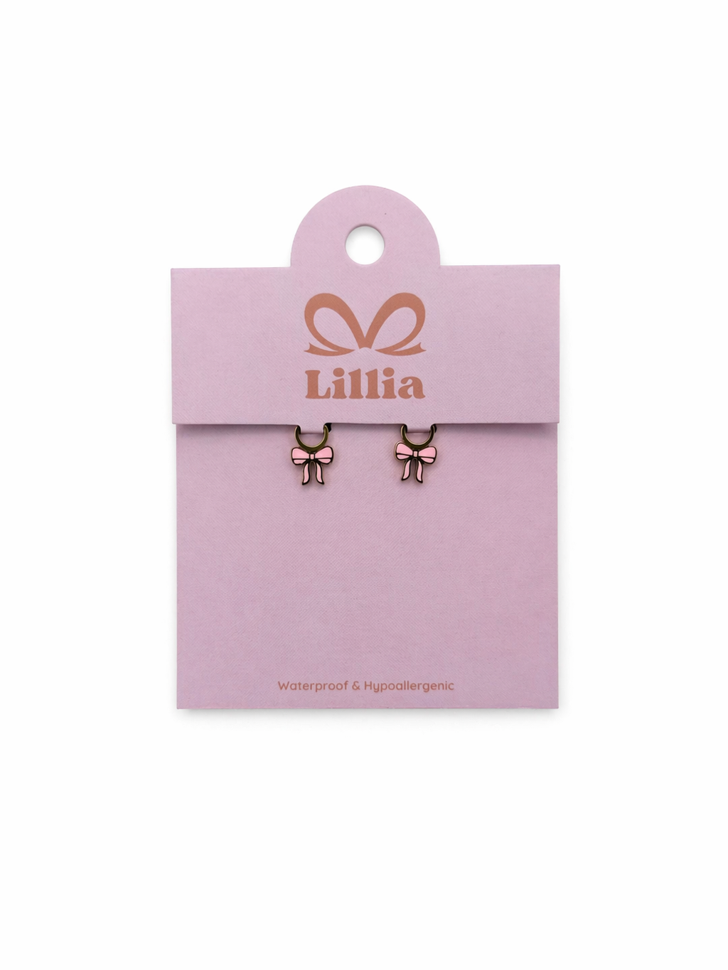 Pink Bow Charms
